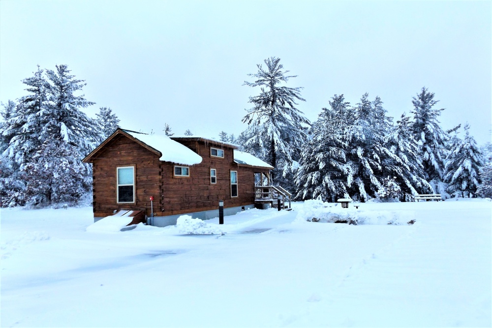 Cabins available year-round at Fort McCoy's Pine View Campground in Pine View Recreation Area