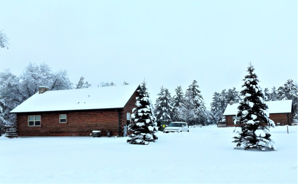 Cabins available year-round at Fort McCoy's Pine View Campground in Pine View Recreation Area