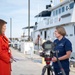 Coast Guard Commandant interviewed by CBS News at Training Center Cape May