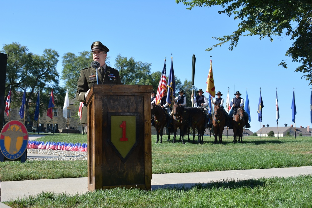 Fort Riley 9-11 commemoration ceremony