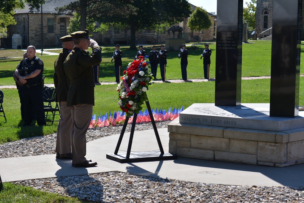 Fort Riley 9-11 commemoration ceremony