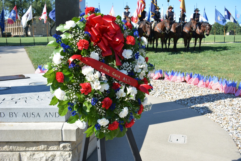 Fort Riley 9-11 commemoration ceremony