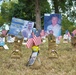 Fort Riley Fallen Hero Run Boot Display