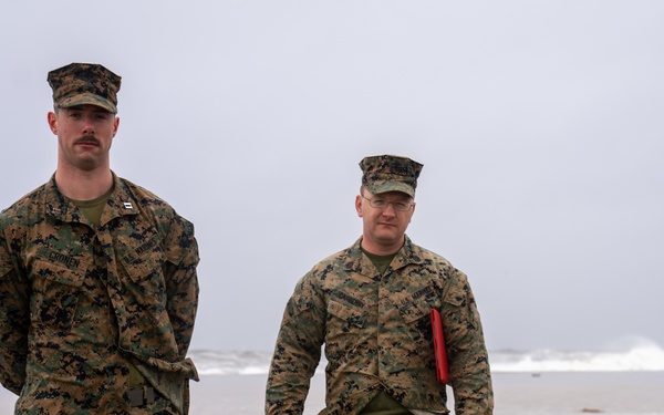 First Marine Corps District awards, reenlists Sgt. Kokou D. Adjogble
