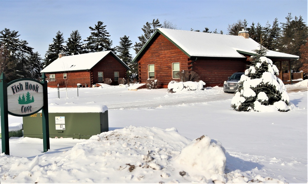 Cabins available year-round at Fort McCoy's Pine View Campground in Pine View Recreation Area