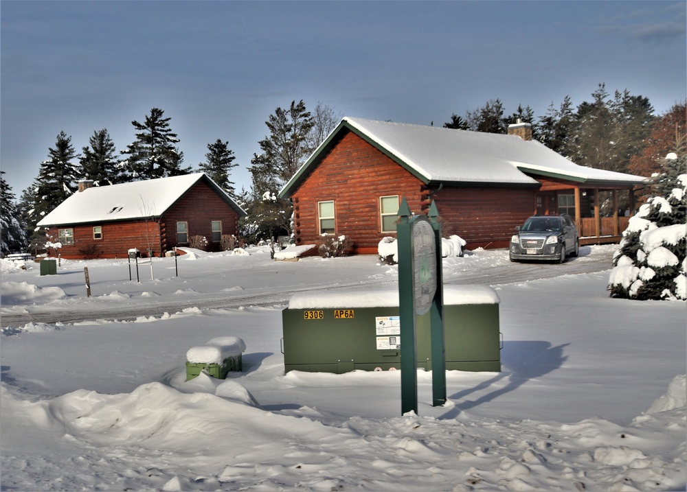 Cabins available year-round at Fort McCoy's Pine View Campground in Pine View Recreation Area