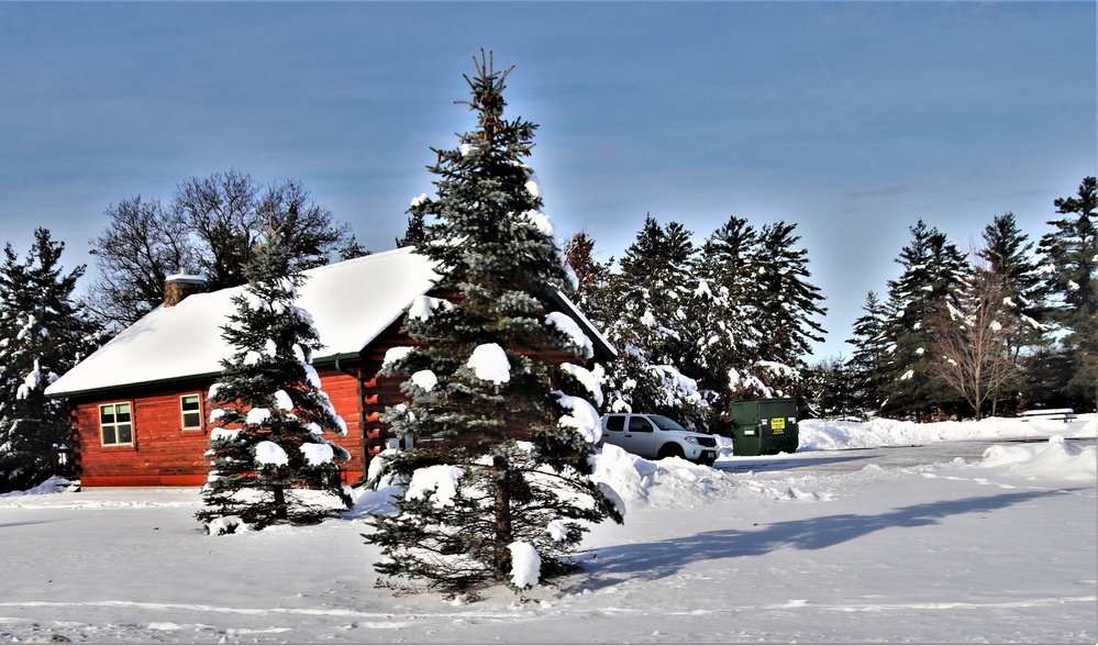 Cabins available year-round at Fort McCoy's Pine View Campground in Pine View Recreation Area