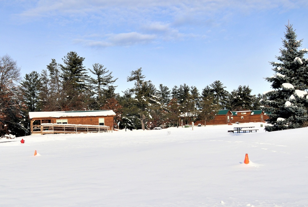 Cabins available year-round at Fort McCoy's Pine View Campground in Pine View Recreation Area