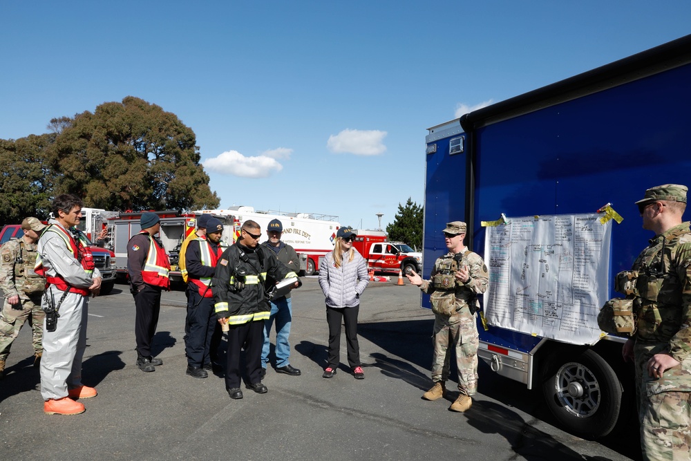 BAYEX 2022: 95th Civil Support Team trains with law enforcement and first responders in the Bay Area