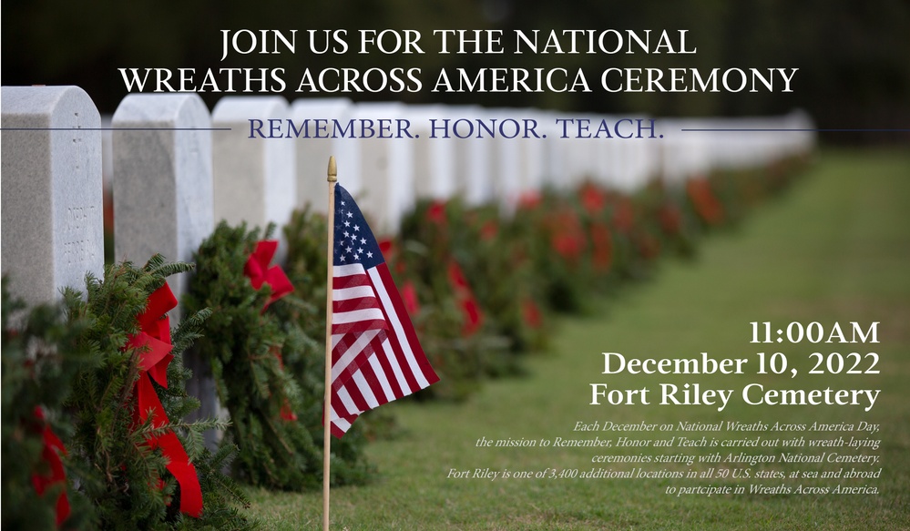 Fort Riley Kansas Wreaths Across America Flyer