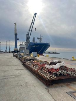 Military Sealift Command Chartered Ships Conduct Cargo Loadouts in Preparation For Operation Deep Freeze 2023