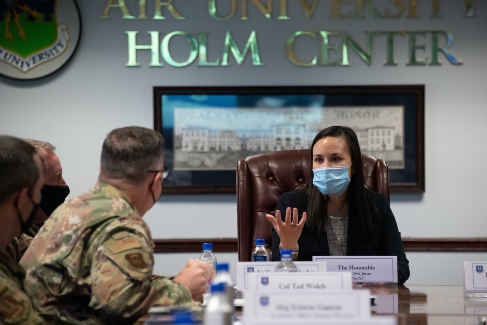 Under Secretary Gina Ortiz Jones visits Holm Center