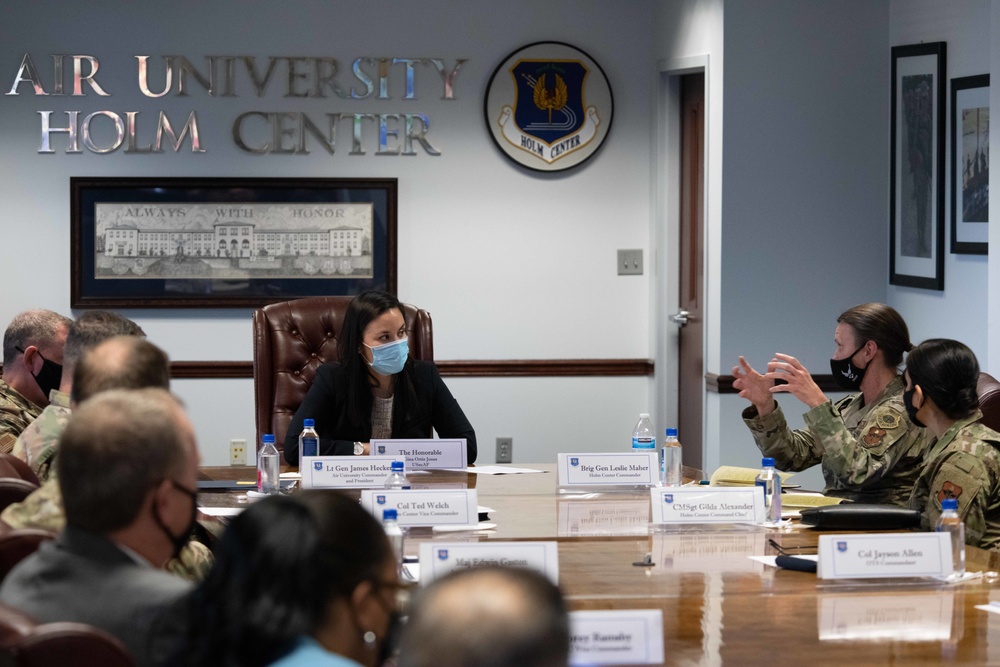 Under Secretary Gina Ortiz Jones visits Holm Center