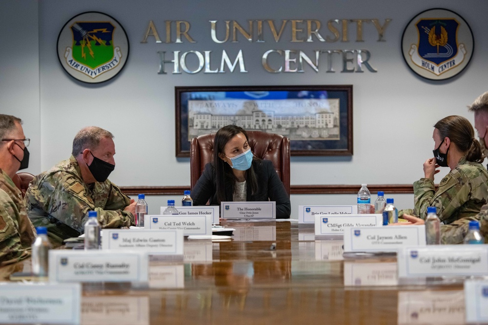 Under Secretary Gina Ortiz Jones visits Holm Center