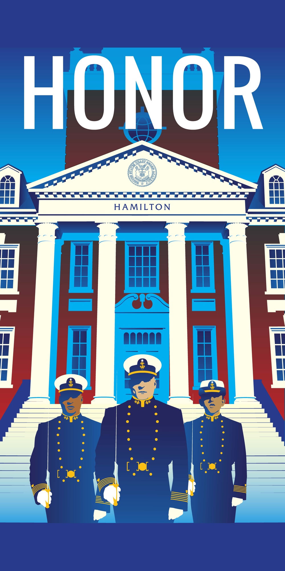 US Coast Guard Academy Illustrations
