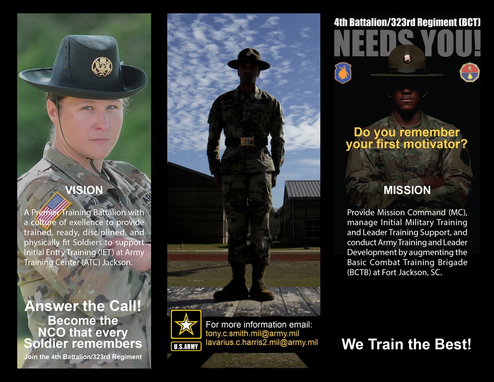 Drill Sergeant Recruitment Trifold