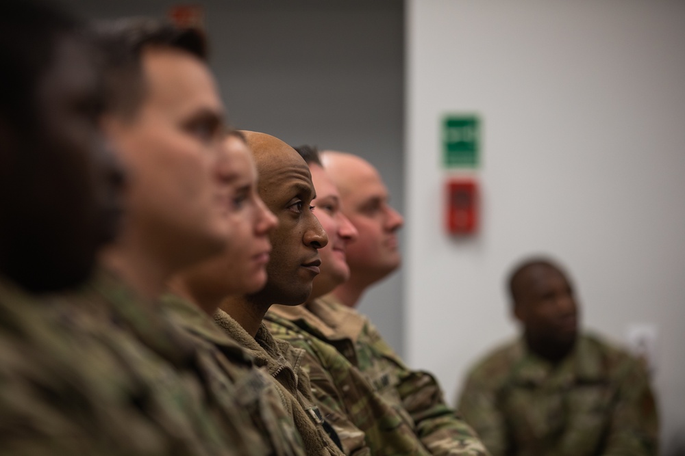 Chief of Staff and Sgt. Maj. of the Army Recognize Soldiers Deployed in Europe