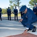 Gen Cotton places brick at Enlisted Heritage Research Institute