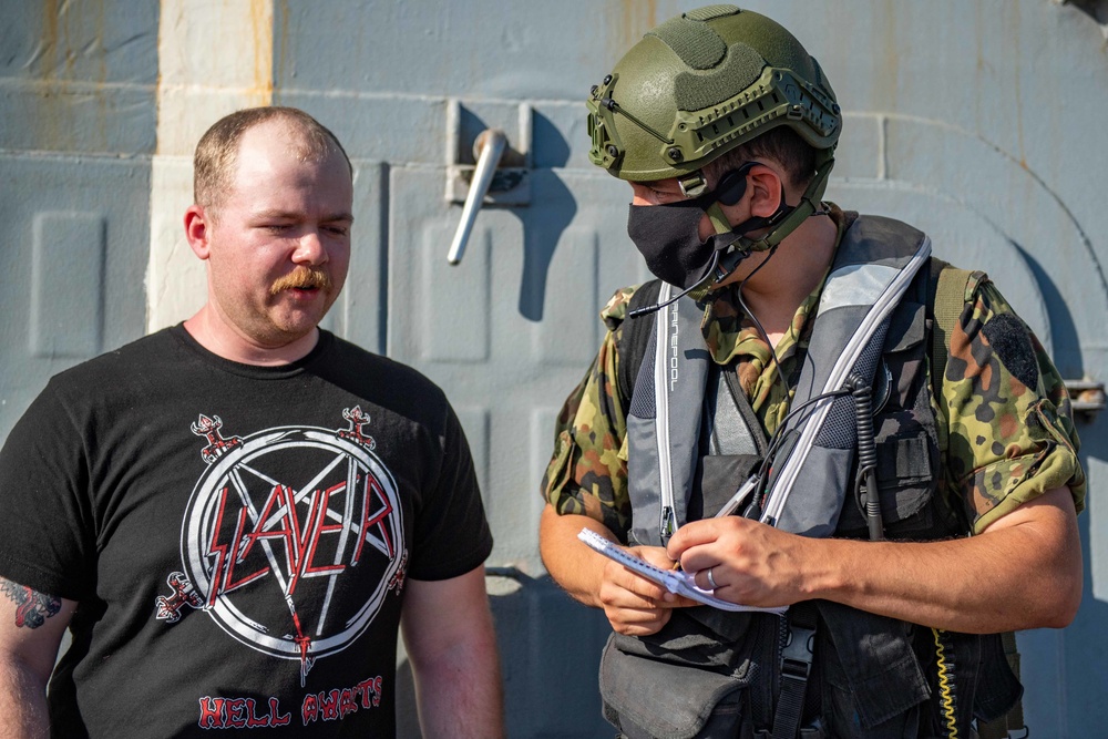 The Harry S. Truman Carrier Strike Group is on a scheduled deployment in the U.S. Sixth Fleet area of operations in support of naval operations to maintain maritime stability and security.