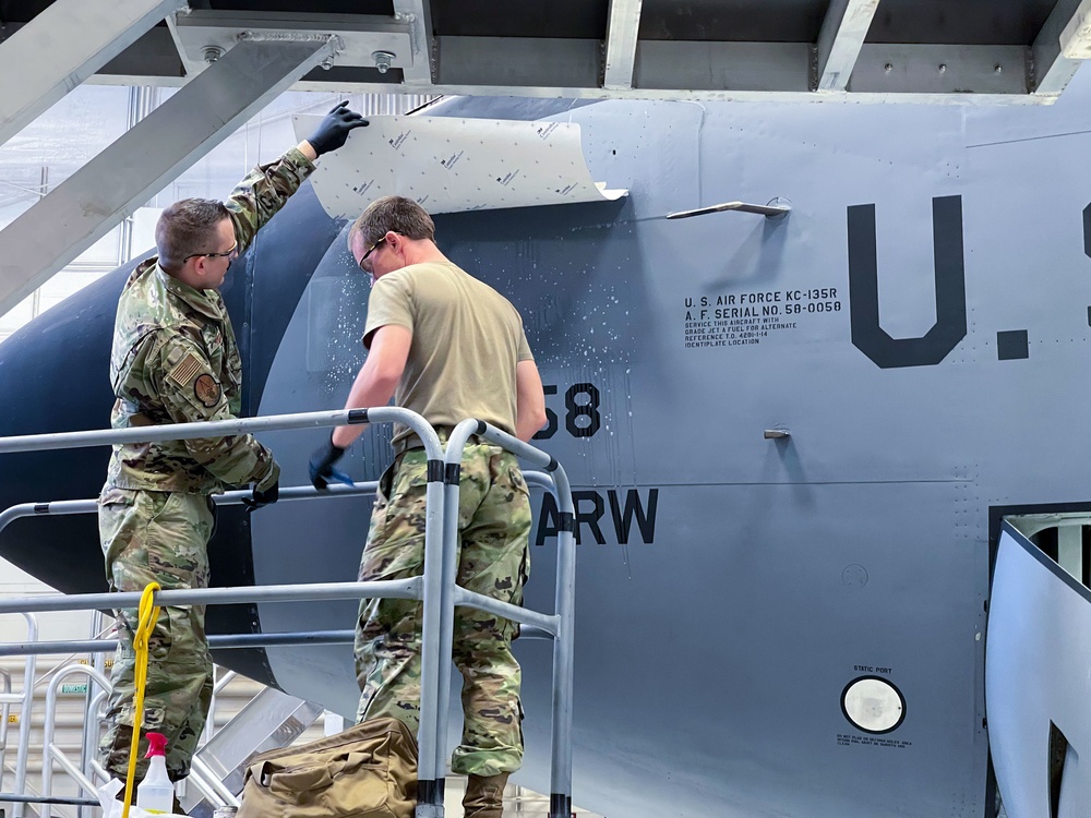 Tankers receive nose art