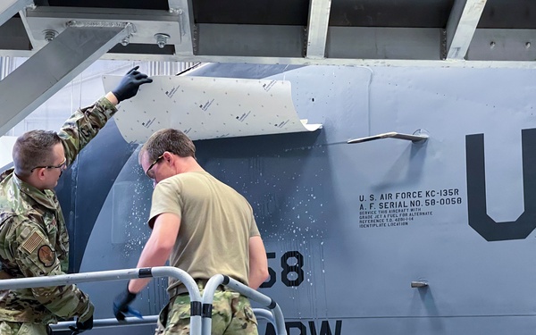 Tankers receive nose art