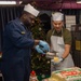 USS Ronald Reagan hosts a Christmas meal