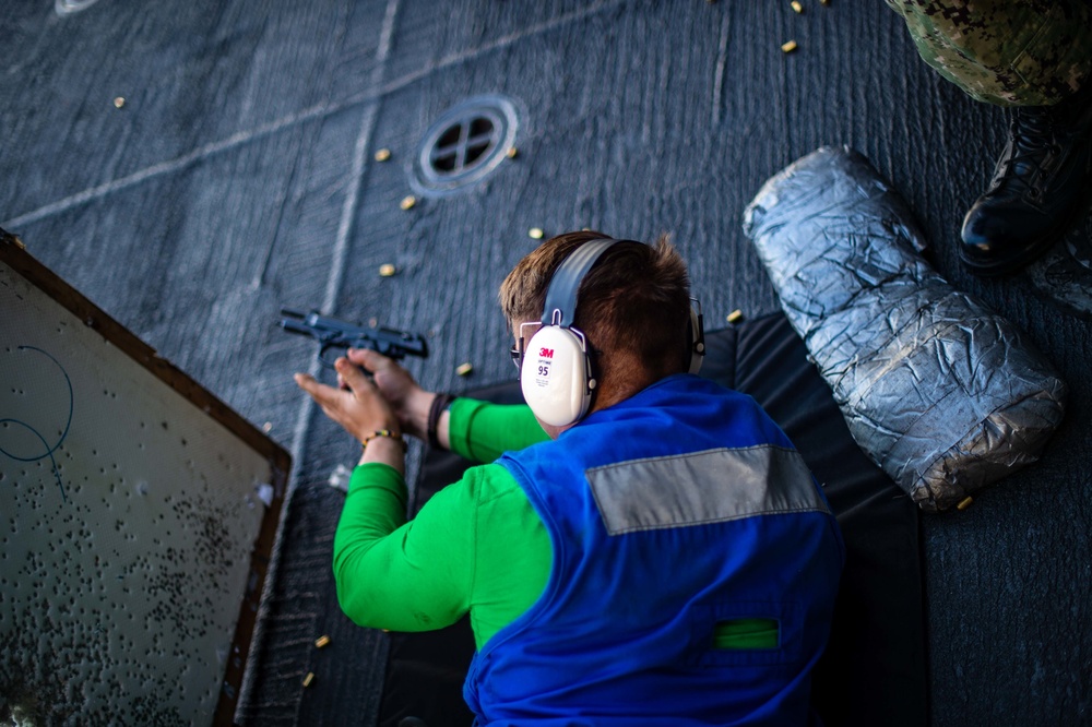 The Harry S. Truman Carrier Strike Group is on a scheduled deployment in the U.S. Sixth Fleet area of operations in support of naval operations to maintain maritime stability and security.
