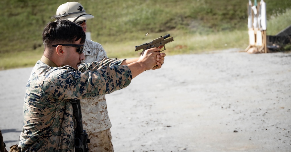 US Marines participate in the Marine Corps Marksmanship Competition Far East