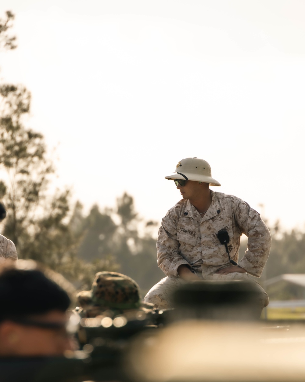 US Marines participate in the Marine Corps Marksmanship Competition Far East