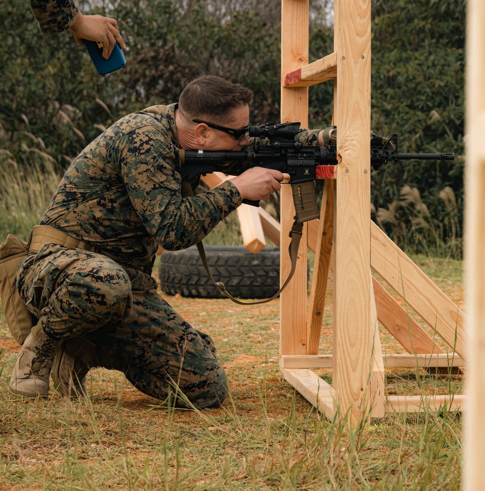 US Marines participate in the Marine Corps Marksmanship Competition Far East