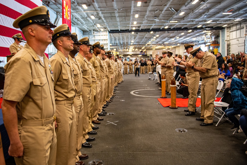 Truman is the flagship of the Harry S. Truman Carrier Strike Group and is currently in port aboard Naval Station Norfolk.