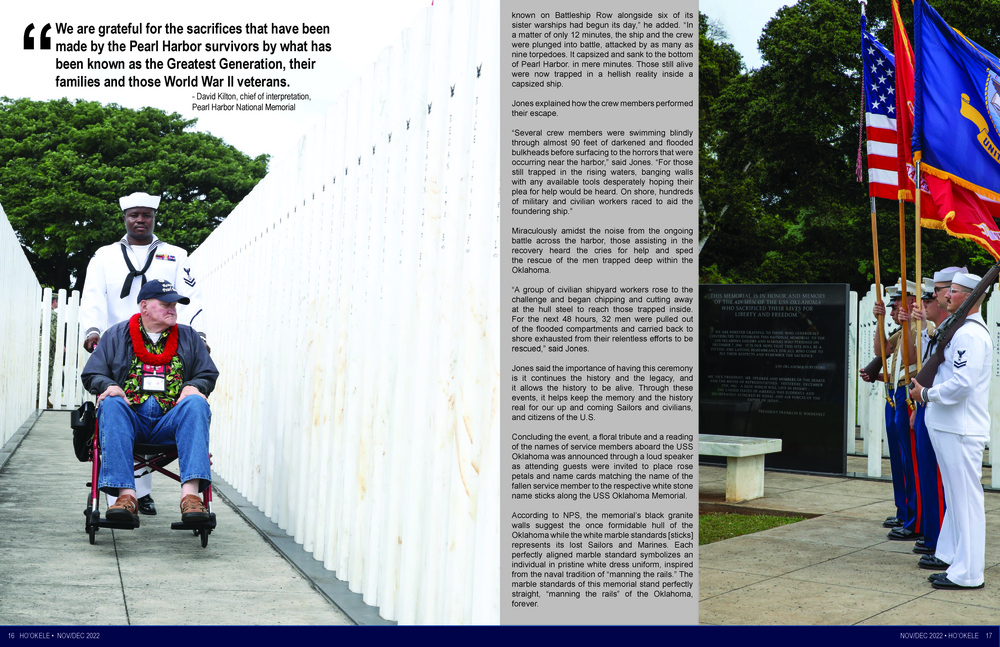 Layout &amp; Design Category - USS Oklahoma Memorial Remembrance Ceremony (Pg.2)