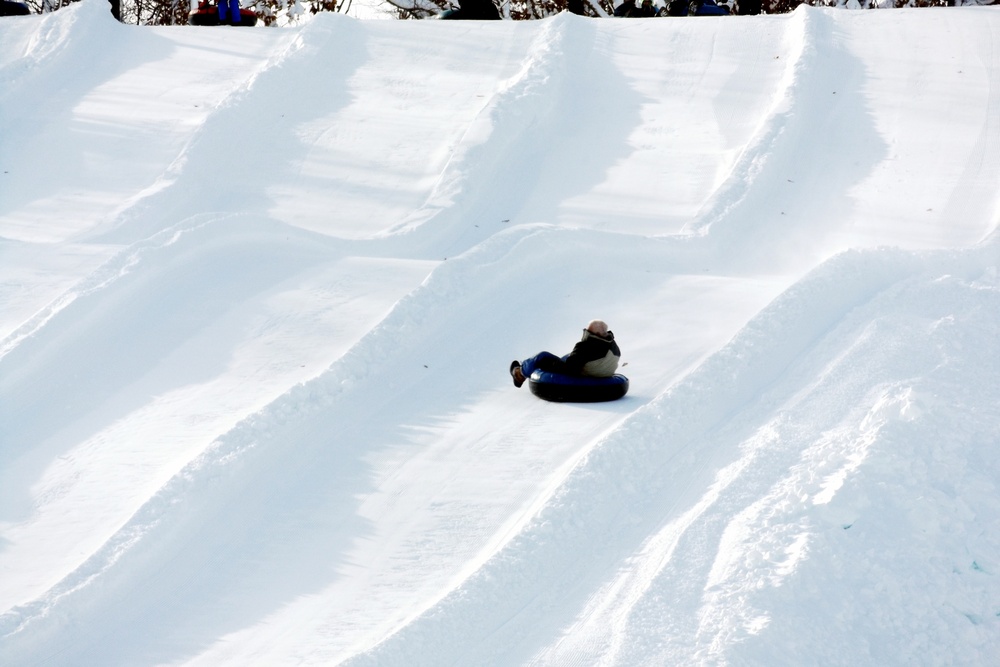 Guests enjoy snow-tubing at Fort McCoy's Whitetail Ridge Ski Area