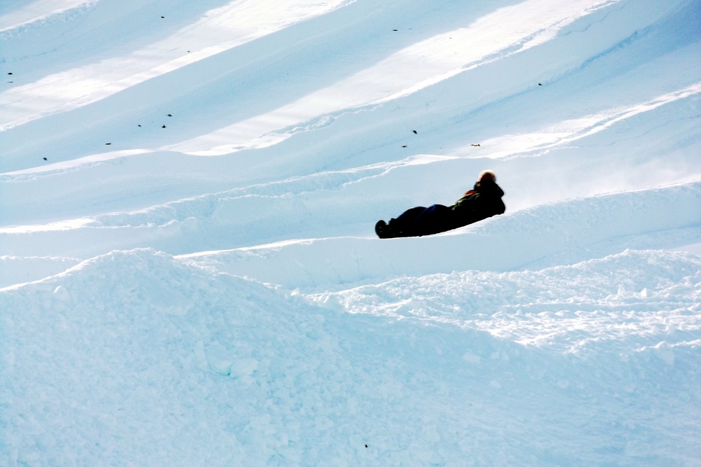 Guests enjoy snow-tubing at Fort McCoy's Whitetail Ridge Ski Area