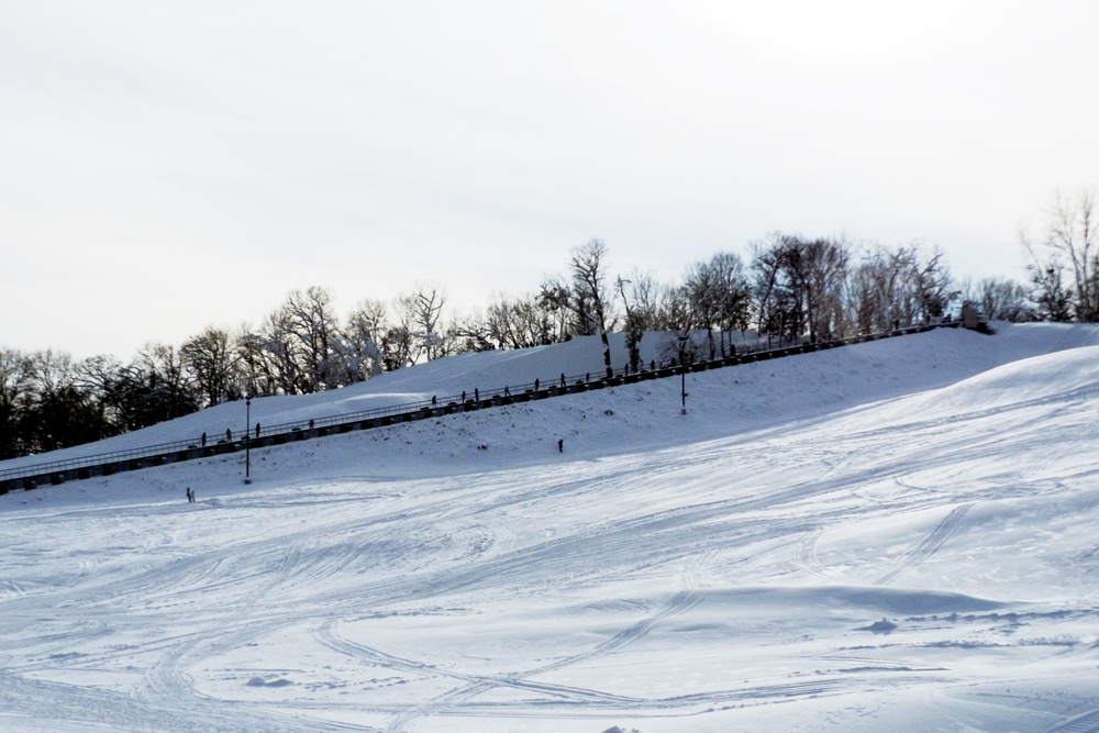 Guests enjoy snow-tubing at Fort McCoy's Whitetail Ridge Ski Area