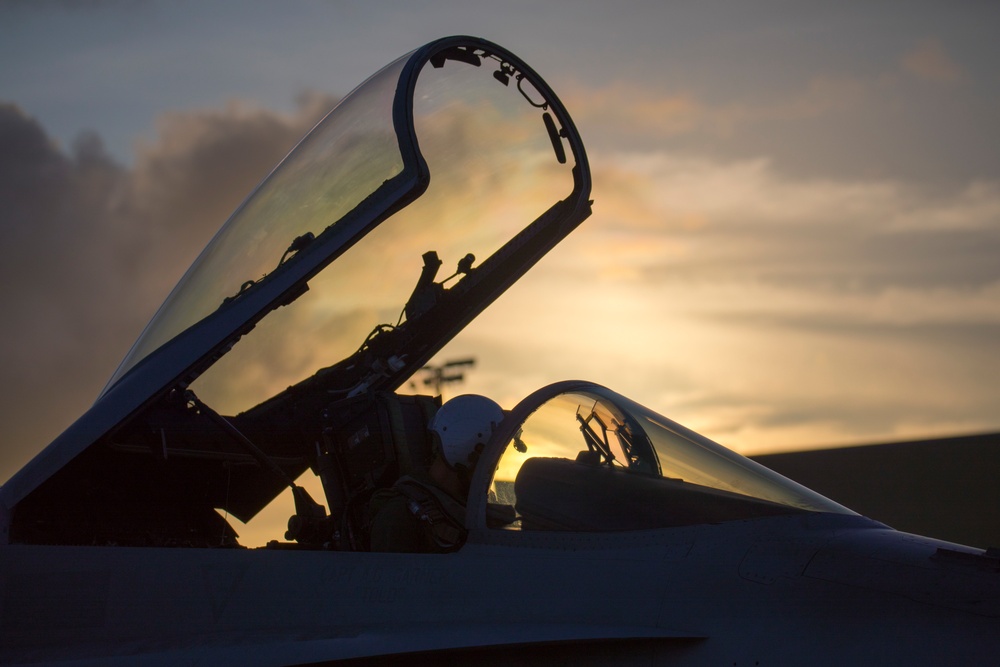 Hawks take to the skies from Guam