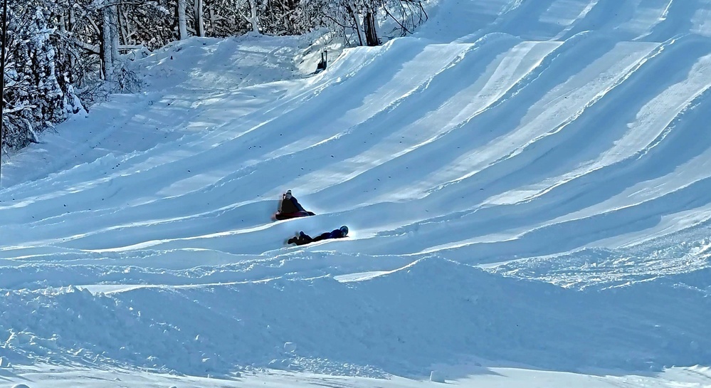 Guests enjoy snow-tubing at Fort McCoy's Whitetail Ridge Ski Area