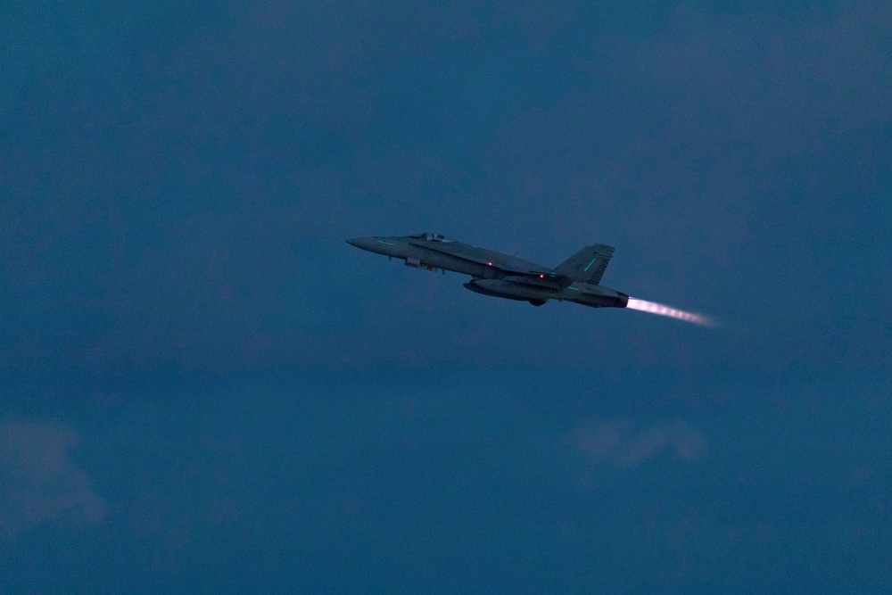 Hawks take to the skies from Guam