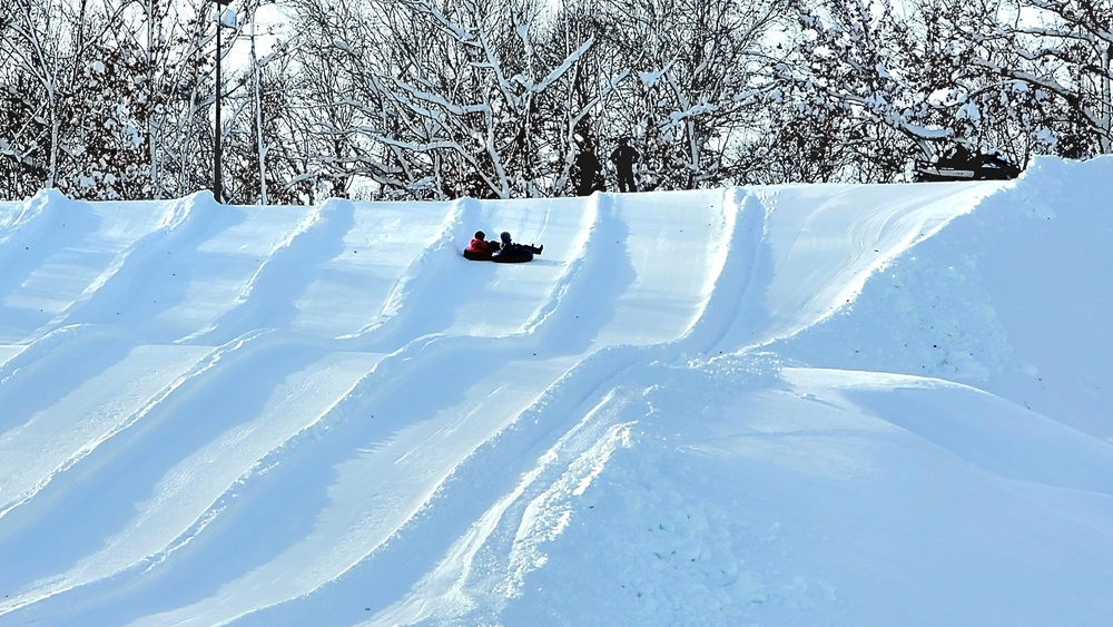 Guests enjoy snow-tubing at Fort McCoy's Whitetail Ridge Ski Area