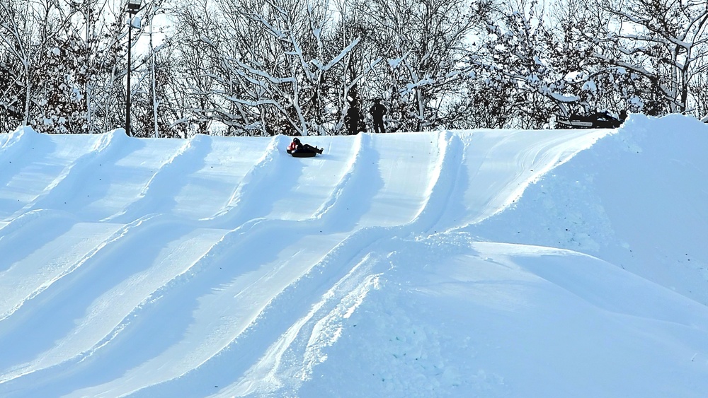 Guests enjoy snow-tubing at Fort McCoy's Whitetail Ridge Ski Area