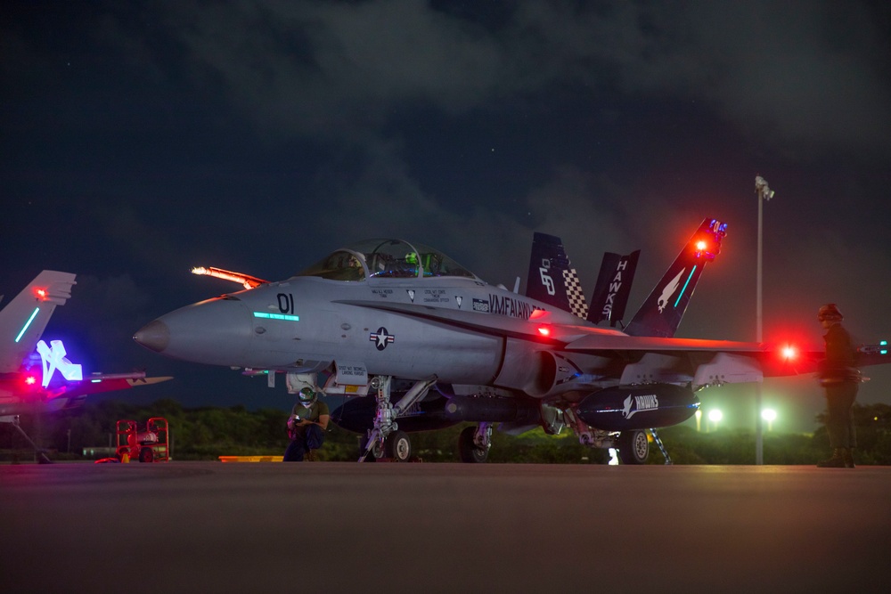 Hawks take to the skies from Guam