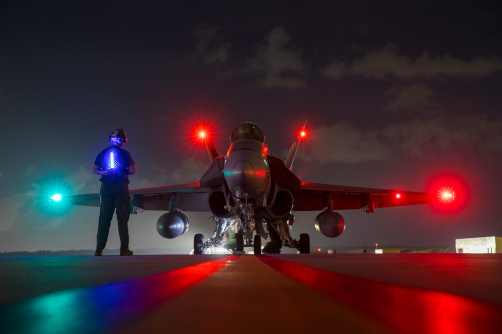 Hawks take to the skies from Guam