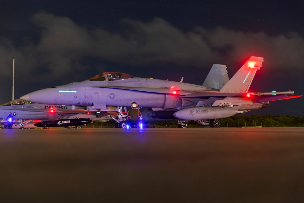 Hawks take to the skies from Guam