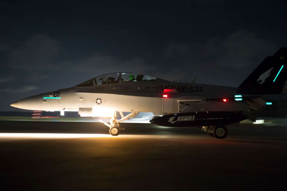 Hawks take to the skies from Guam