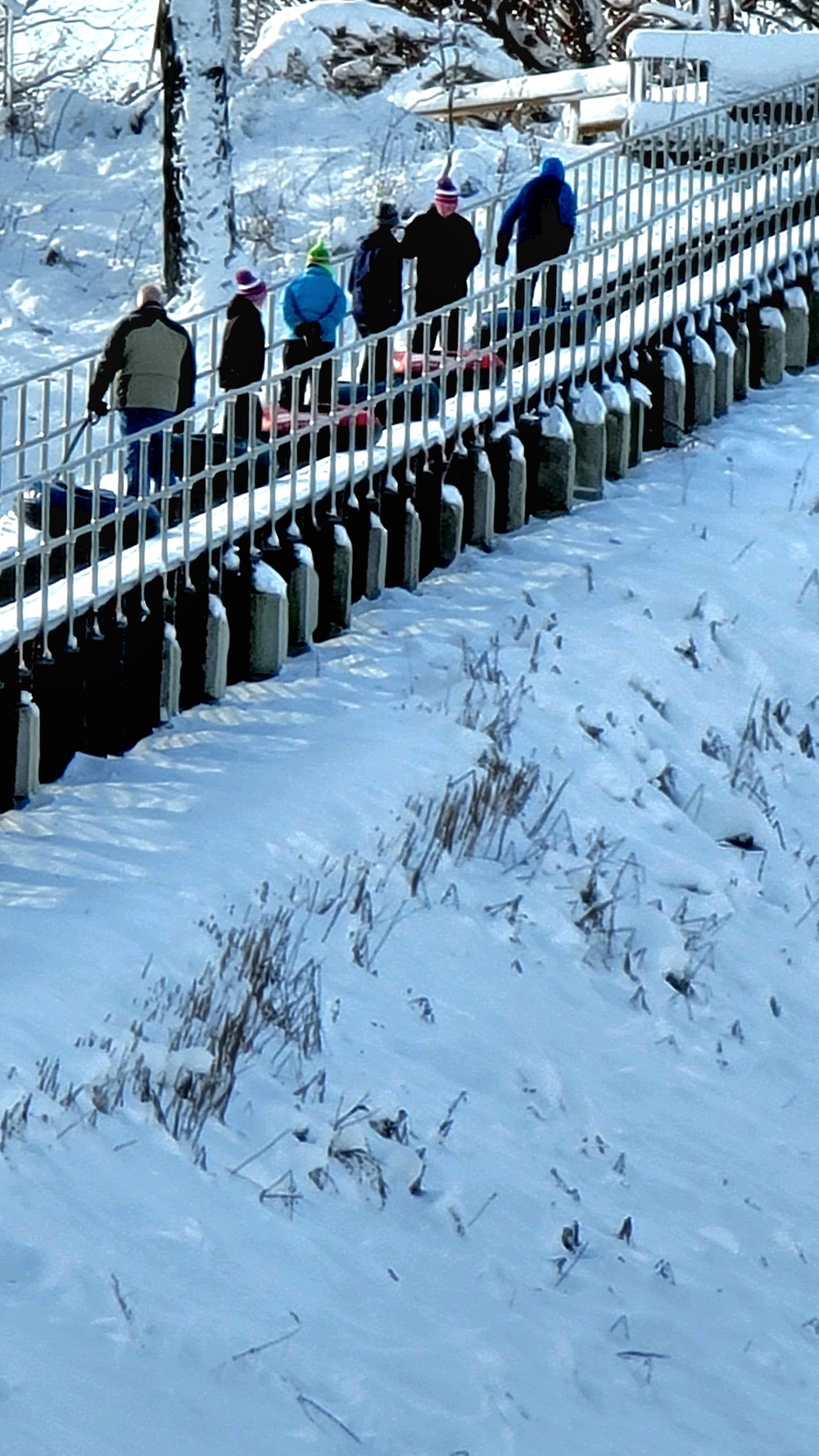 Guests enjoy snow-tubing at Fort McCoy's Whitetail Ridge Ski Area