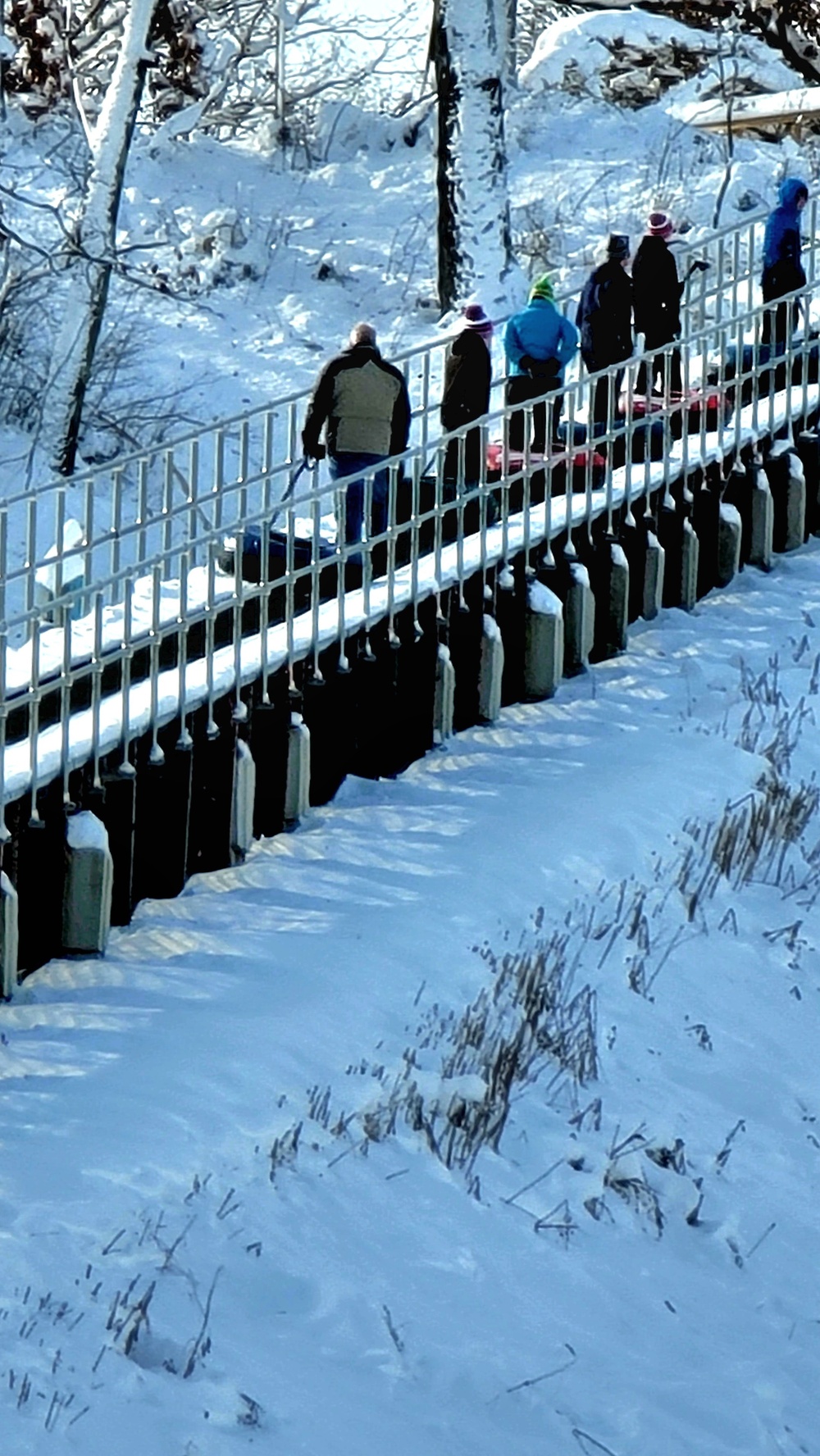 Guests enjoy snow-tubing at Fort McCoy's Whitetail Ridge Ski Area