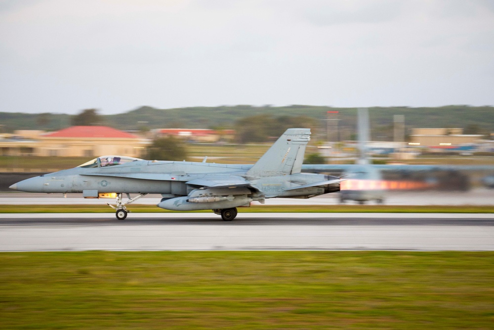 Hawks take to the skies from Guam