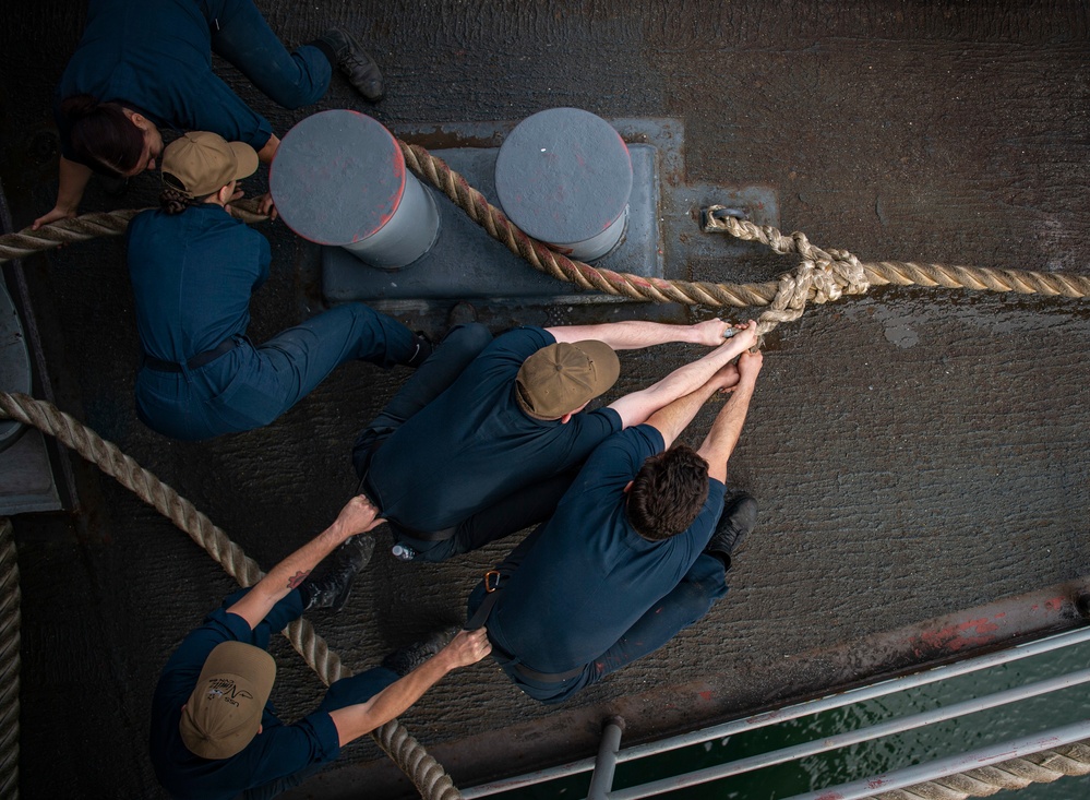 Sailors Heave The Line