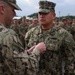 Promotion of Lt. Commander Chen to the rank of Commander.