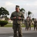 Promotion of Lt. Commander Chen to the rank of Commander.